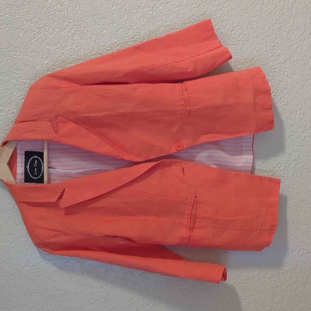 Linen summer jacket